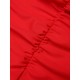 Red Button Ruffles Halter Swimsuit Red Button Ruffles Halter Swimsuit