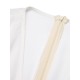 White & Dark Green Back Bow Jumpsuit White & Dark Green Back Bow Jumpsuit