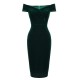 Off Shoulder Velvet Bodycon Vintage Dress Off Shoulder Velvet Bodycon Vintage Dress