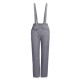 Gray Plaids Suspender Pants Gray Plaids Suspender Pants