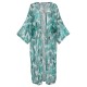 Green Chiffon Floral Cover Up Green Chiffon Floral Cover Up