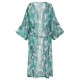 Green Chiffon Floral Cover Up Green Chiffon Floral Cover Up