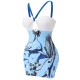 Blue Dolphin Halter One-piece Swimsuit Blue Dolphin Halter One-piece Swimsuit