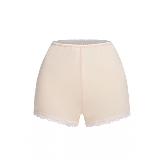 White Summer Lace Elastic Pajama Pants White Summer Lace Elastic Pajama Pants